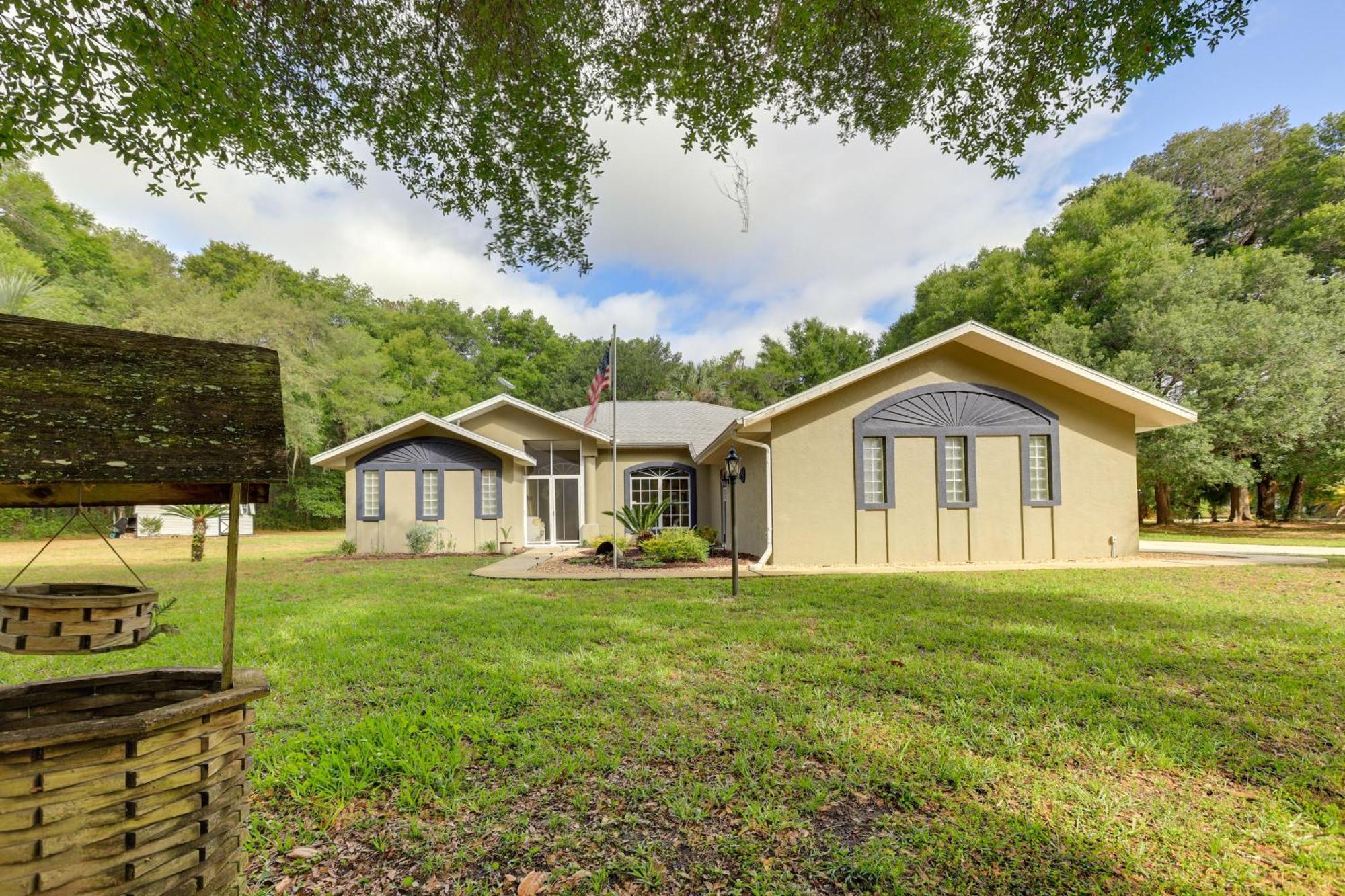 8 Mi To Rainbow Springs Dunnellon Area Home! Екстериор снимка